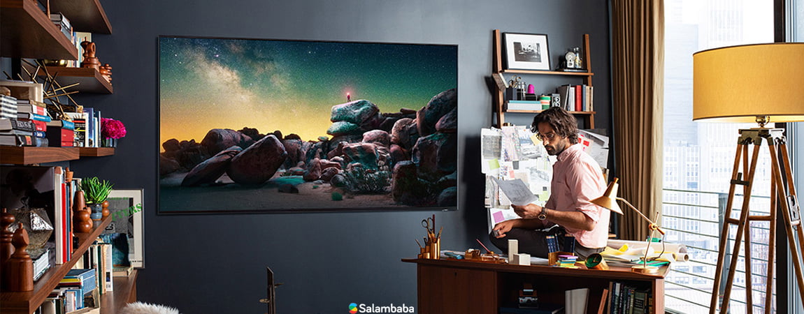 نصب تلویزیون سامسونگ Q900 بر روی دیوار